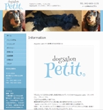 dogsalon petit. /