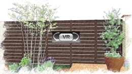 高低差のあるプロヴァンス風セミオープンスタイルプラン:ガーデンVR 高低差のあるプロヴァンス風セミオープンスタイルプラン:ガーデンVR