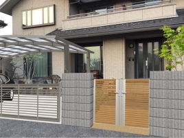 カタリノ門まわりビフォーアフター カタリノ門まわりビフォーアフター