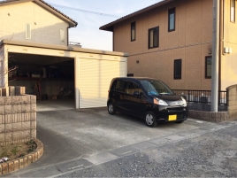 カタリノ車庫まわりビフォーアフター カタリノ車庫まわりビフォーアフター