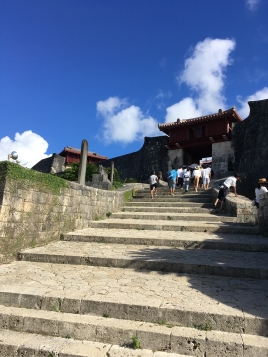 首里城への階段 首里城への階段