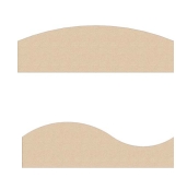 塀の天端を曲線にする方法 塀の天端を曲線にする方法